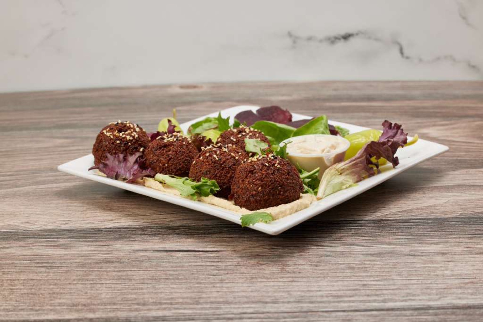 Falafel closeup